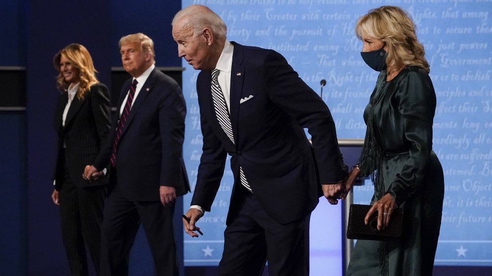 Debate presidencial entre Biden y Donald Trump