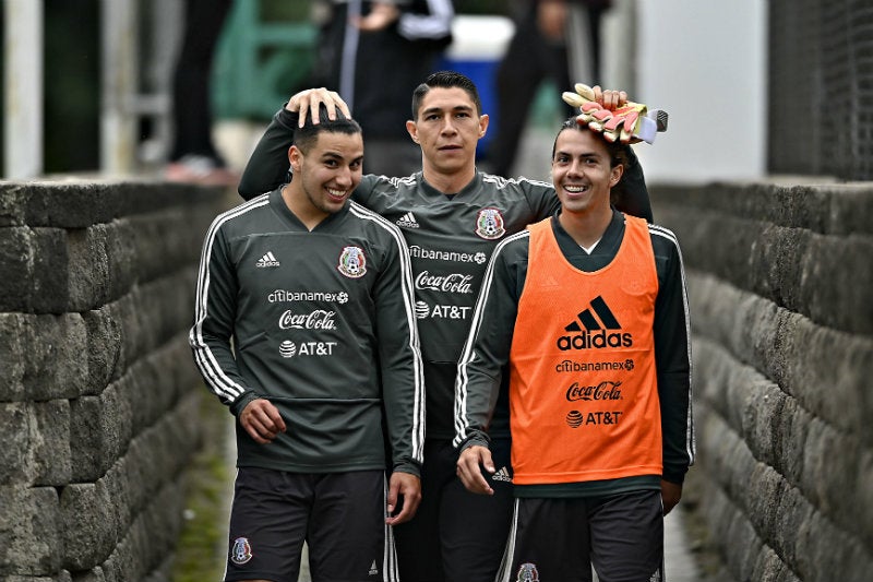 Jorge Sánchez con Hugo González y Córdova