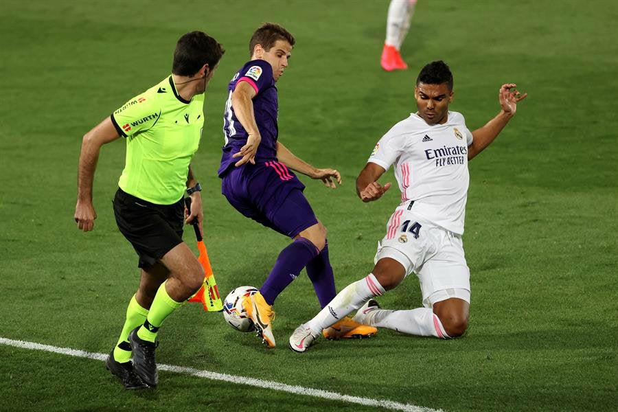 El duelo ante el Valladolid fue ríspido