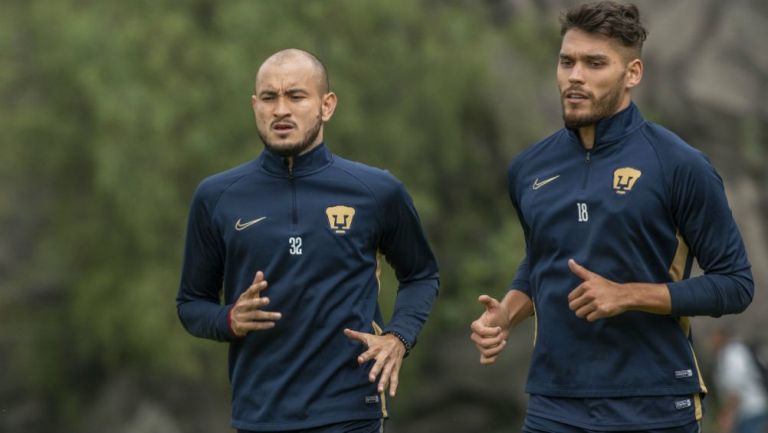 Freire y González en entrenamiento