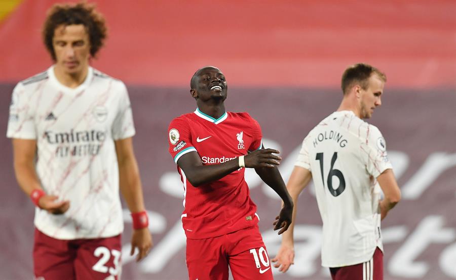 Sadio Mané en lamento con Liverpool