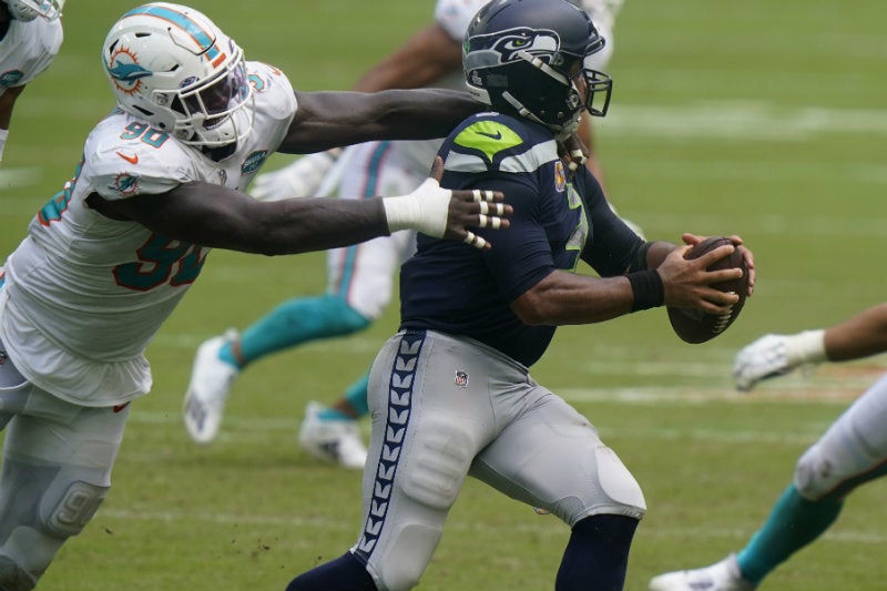  Seahawks y Dolphins en partido