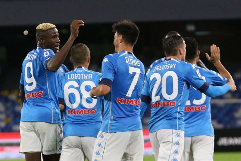 Napoli en partido amistoso