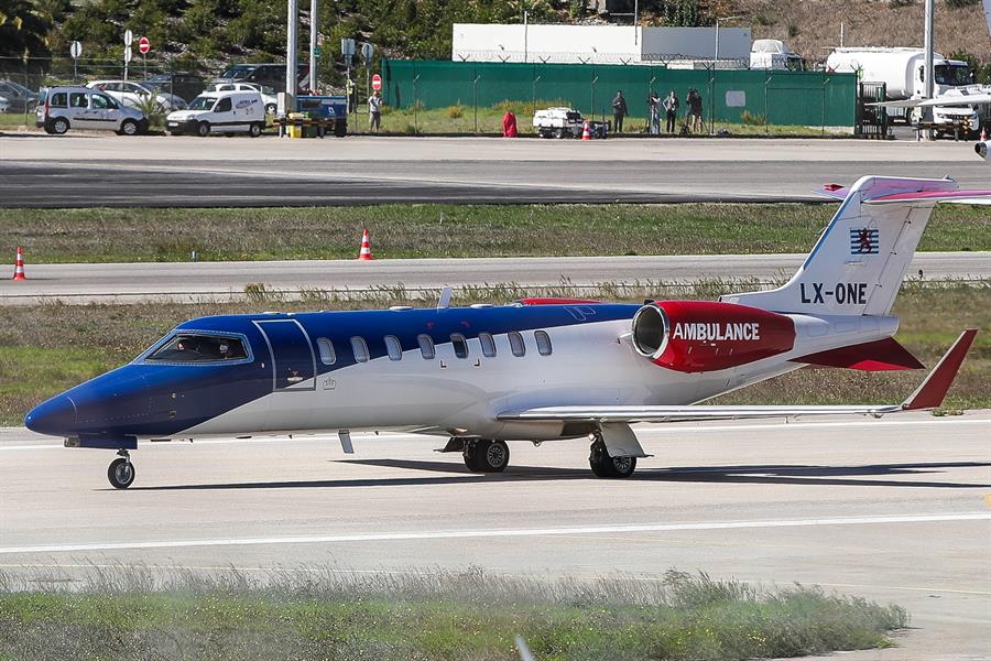 La aeronave en la que viajó el astro lusitano