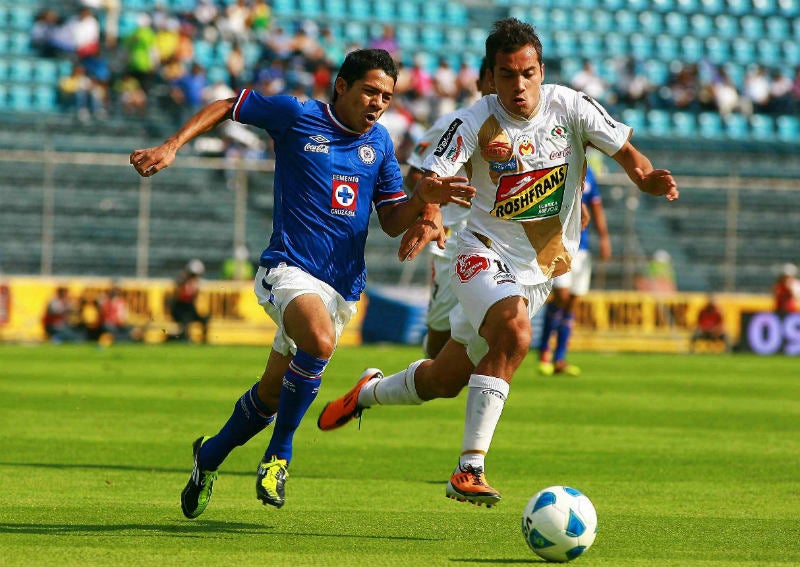 El oaxaqueño cuando era jugador del Cruz Azul