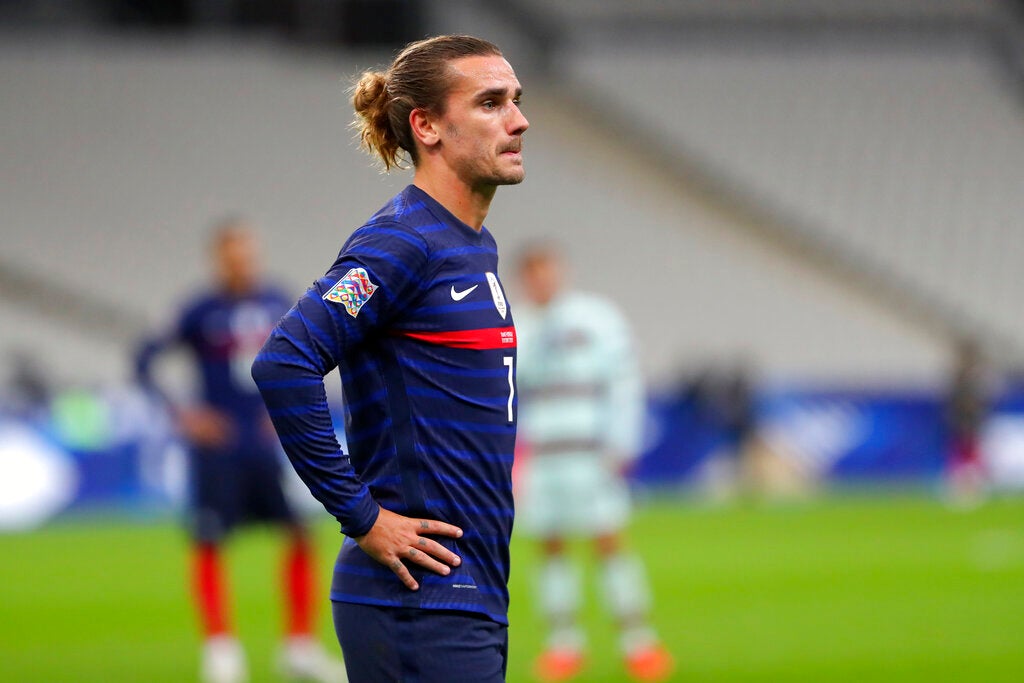 Antoine Griezmann con la Selección Francesa ante Portugal