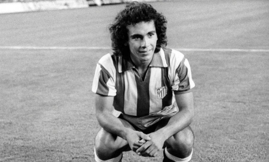 Hugol con el Atlético de Madrid