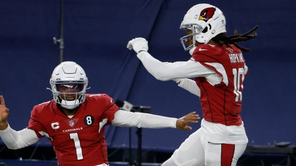 DeAndre Hopkins en un partido con Cardinals