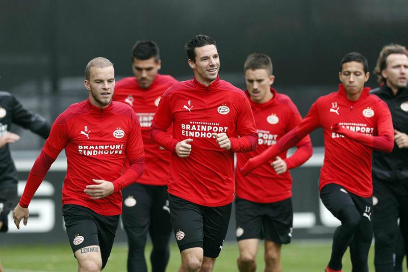 PSV Eindhoven en entrenamiento