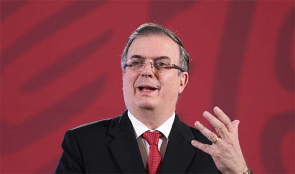 Marcelo Ebrard en conferencia de prensa 