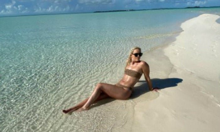 Lindsay Vonn disfrutó de las playas de la Bahamas