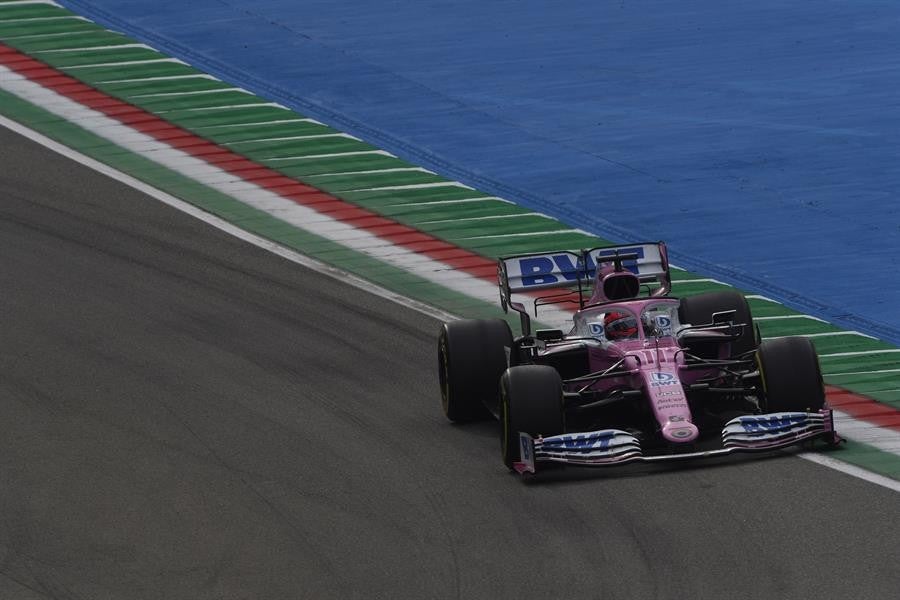 Sergio Pérez en el Gran Premio de Emilia Romaña