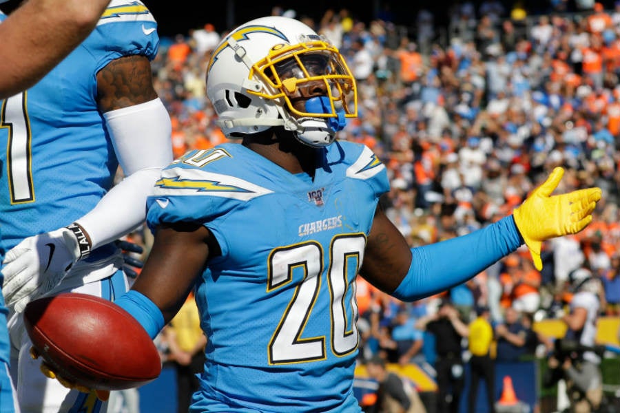 King en juego con Los Angeles Chargers