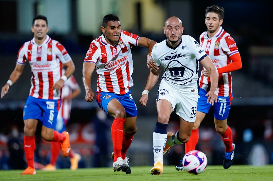 El Tiba Sepúlveda en duelo ante Pumas