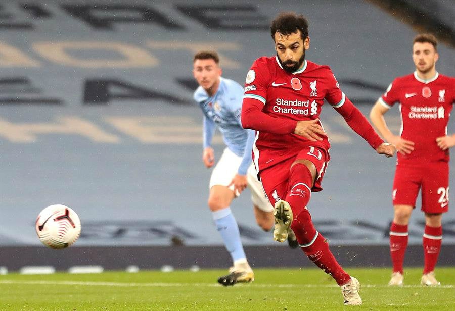 Mohamed Salah acertó desde los once pasos