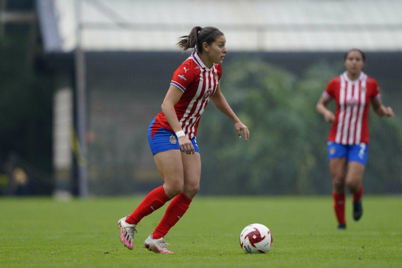 Norma Palafox en partido con Chivas