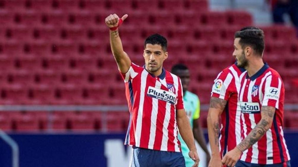 Luis Suárez en su nuevo equipo, Atlético de Madrid