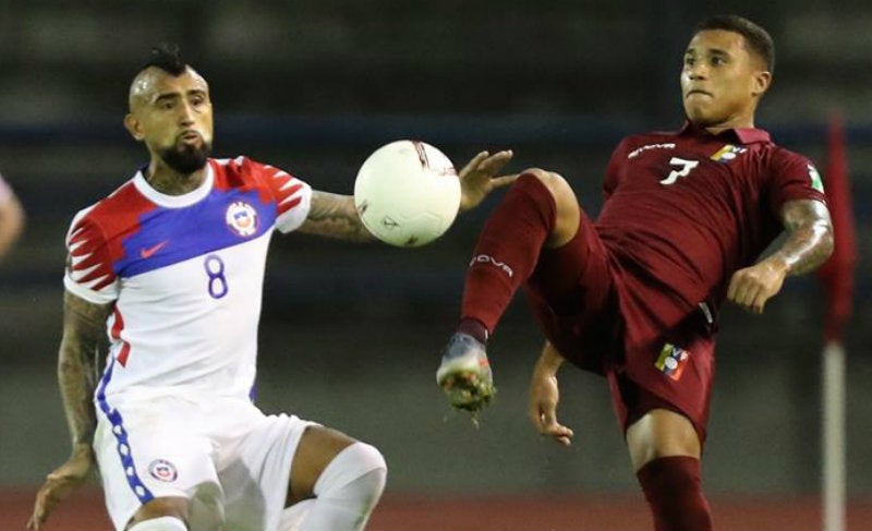 Arturo Vidal en juego ante Venezuela