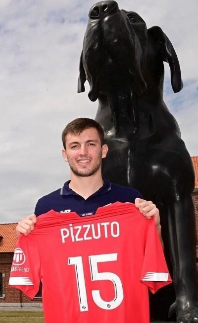 Pizzuto a su llegada al Lille 