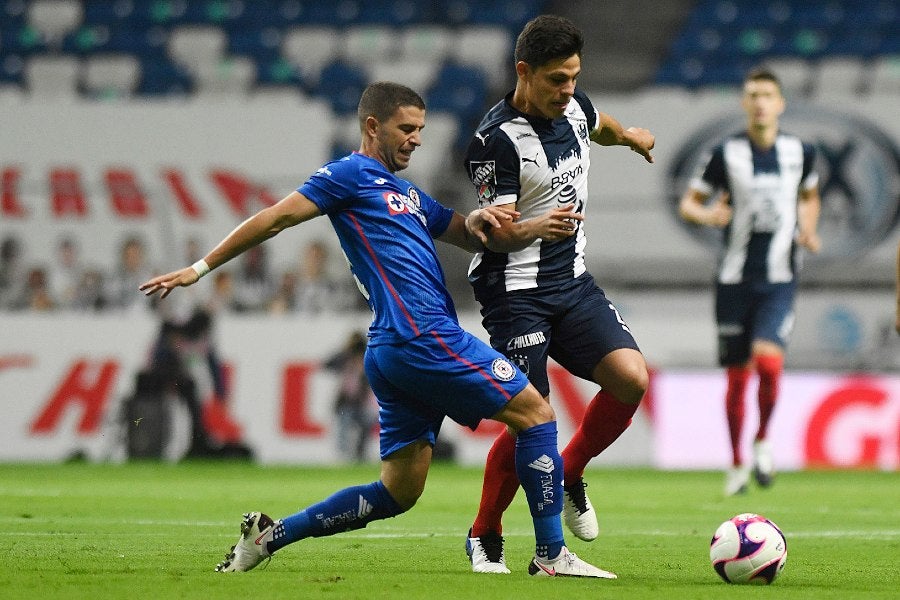 Ignacio Rivero durante un partido con Cruz Azul