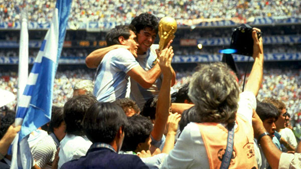 La gloria de Maradona en 1986