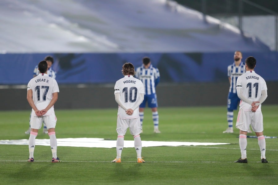 Luka Modric en el homenaje a Maradona