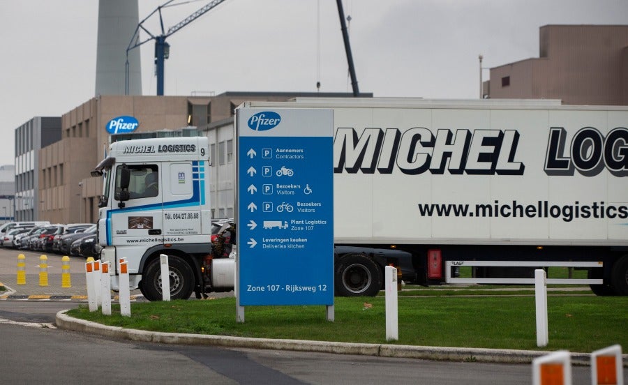 Instalaciones de Pfizer en Bélgica