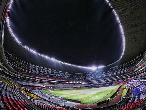 Así luce el Estadio Azteca