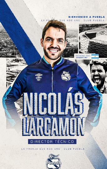 Presentación de Nicolás Larcamón en redes sociales