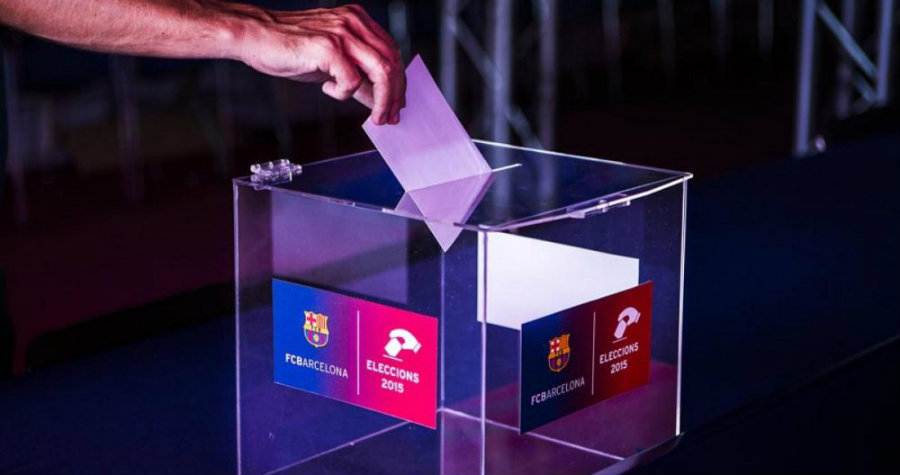 Urna de votación en elecciones de 2015