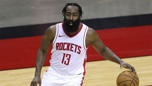 El jugador de los Rockets durante un partido 