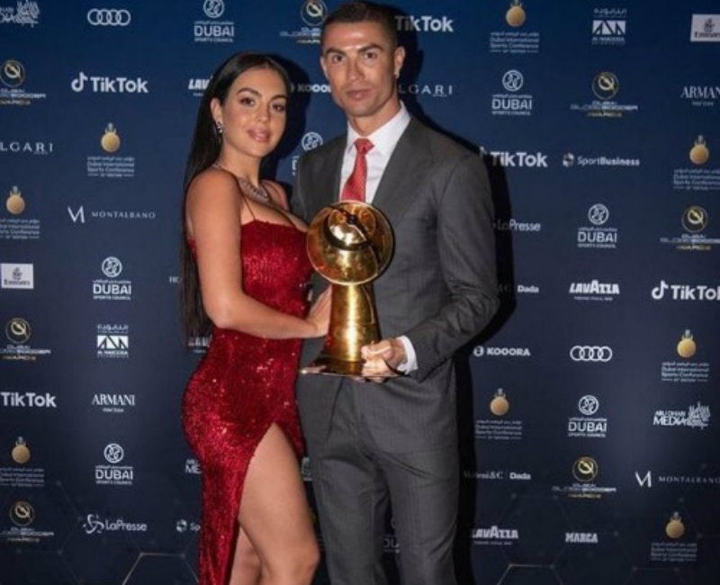 Ronaldo con Georgina Rodríguez