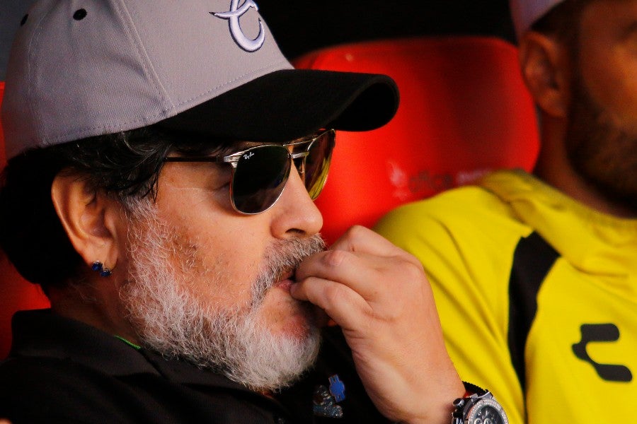 Diego Armando Maradona en su paso por Dorados