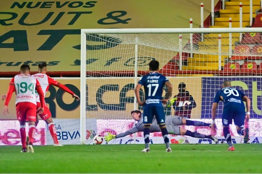 González marcó el gol del triunfo 