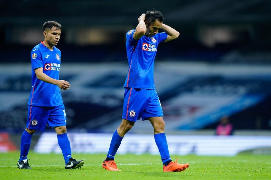 Rafael Baca en partido con Cruz Azul