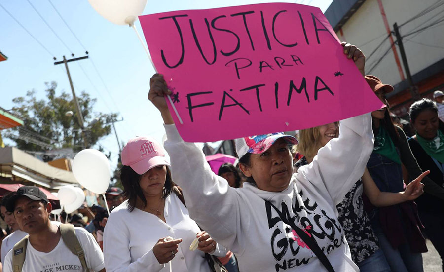 Marcha en Ciudad de México por feminicidio