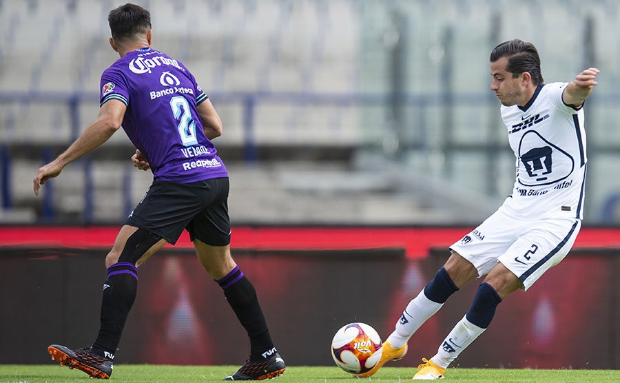 Mozo duante el encuentro ante Mazatlán FC