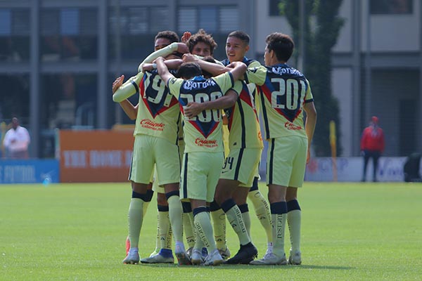 La Sub de las Águilas en el partido contra San Luis