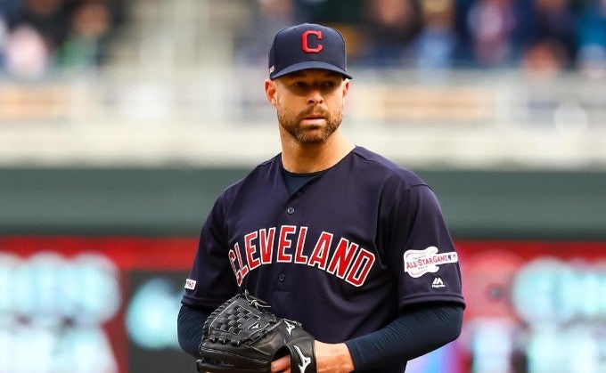  Corey Kluber en partido