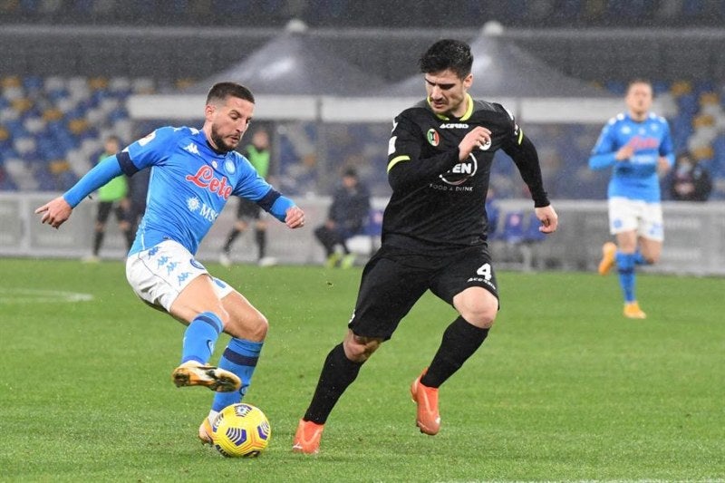 Napoli vs Spezia en Copa de Italia