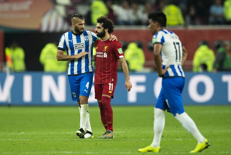 Nico Sánchez y Mohamed Salah en el Mundial de Clubes