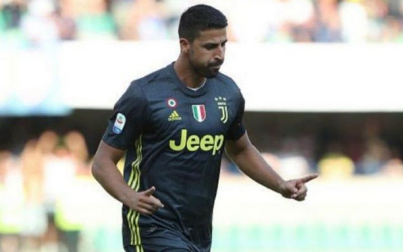 Khedira celebra gol con la Vecchia Signora