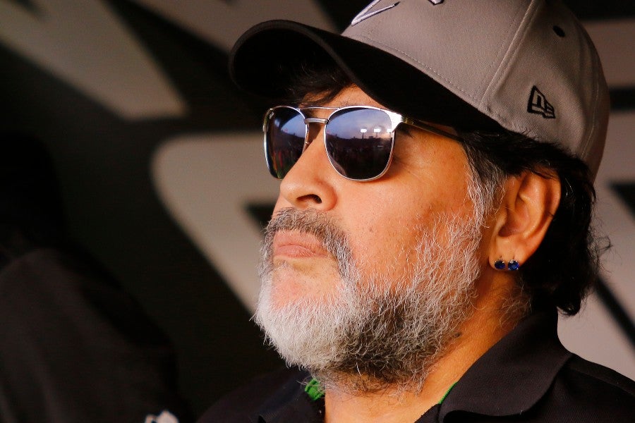 Diego Armando Maradona en su paso por Dorados