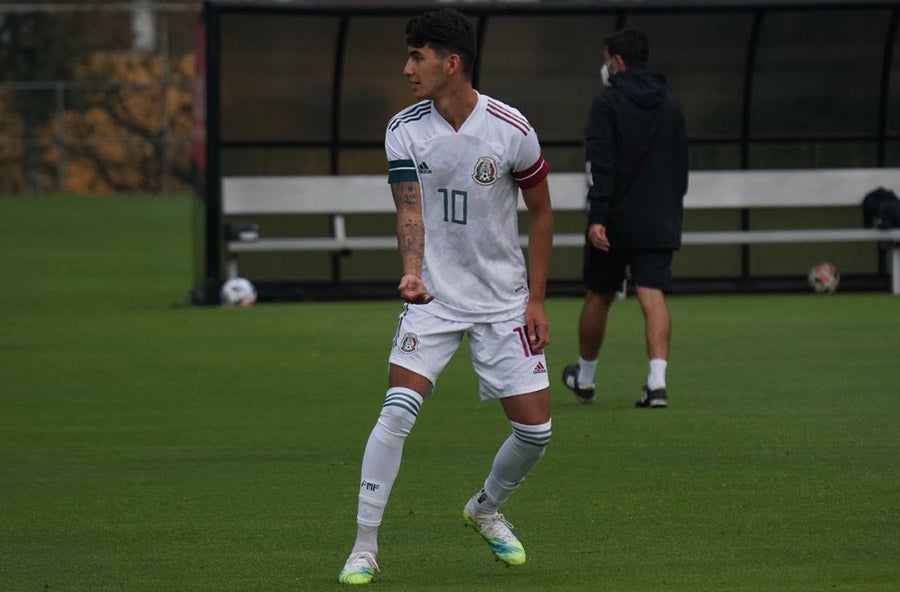 Abreu con la Selección Mexicana Sub 17