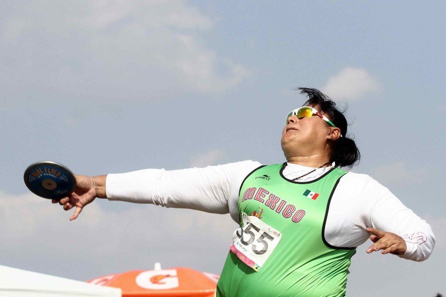 María de los Ángeles Ortiz, campeona paralímpica de lanzamiento de bala