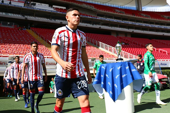 Torres, en su etapa con la Sub 20 de Chivas