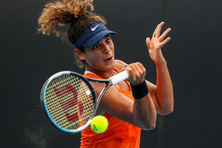 Mayar Sherif en el Australian Open 2021