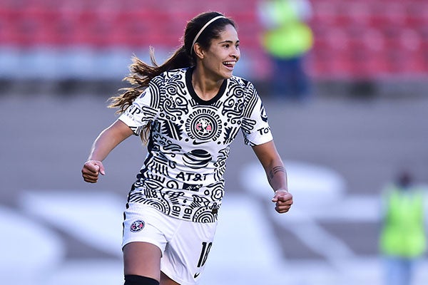 Daniela Espinosa tras el 2-0
