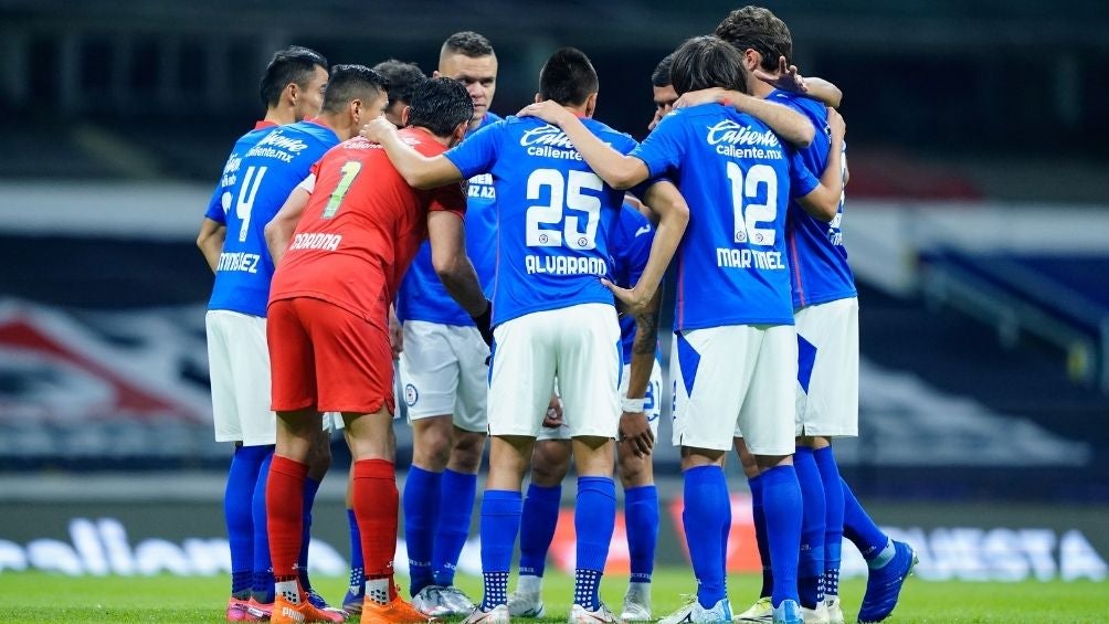 Cruz Azul en un partido 