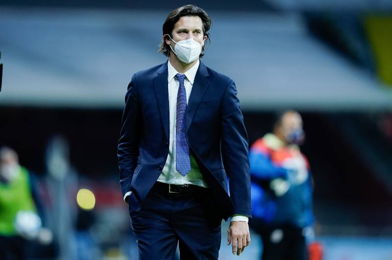 Santiago Solari en partido